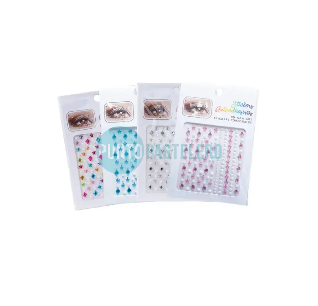 CRISTALES AUTOADHESIVOS GEMAS Y STRASS SURTIDOS