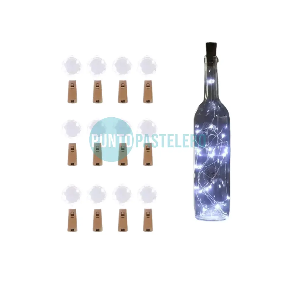 GUIRNALDA LED MICROALAMBRE CORCHO (3 MT) (FRIA)