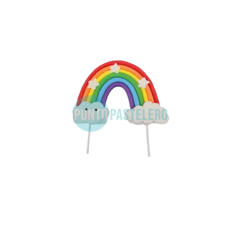TOPPER ARCOIRIS PORCELANA