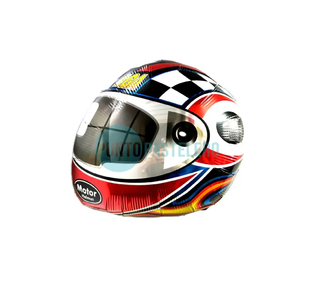 GLOBO METALIZADO CASCO FORMULA 1 (22") [36-2]