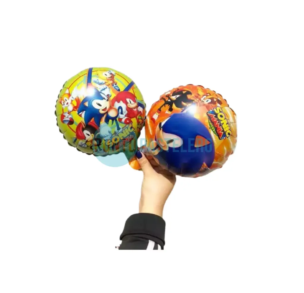 GLOBO METALIZADO SONIC 23 CM (MODELO 2) [16-5]