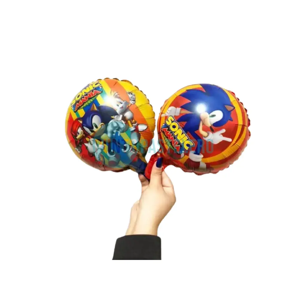 GLOBO METALIZADO SONIC (23 CM) (MODELO 1) [16-5]