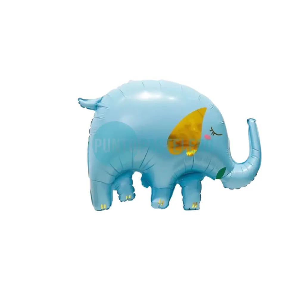 GLOBO ELEFANTE GRANDE (59X84 CM) CELESTE [3-2]