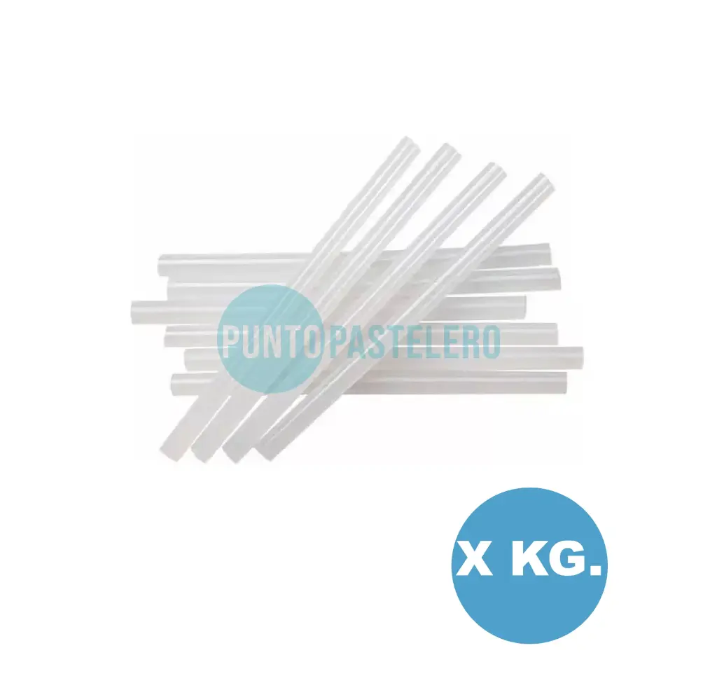 REPUESTO BARRA DE SILICONA FINA (0.7 MM X 30 CM) (X KG.)