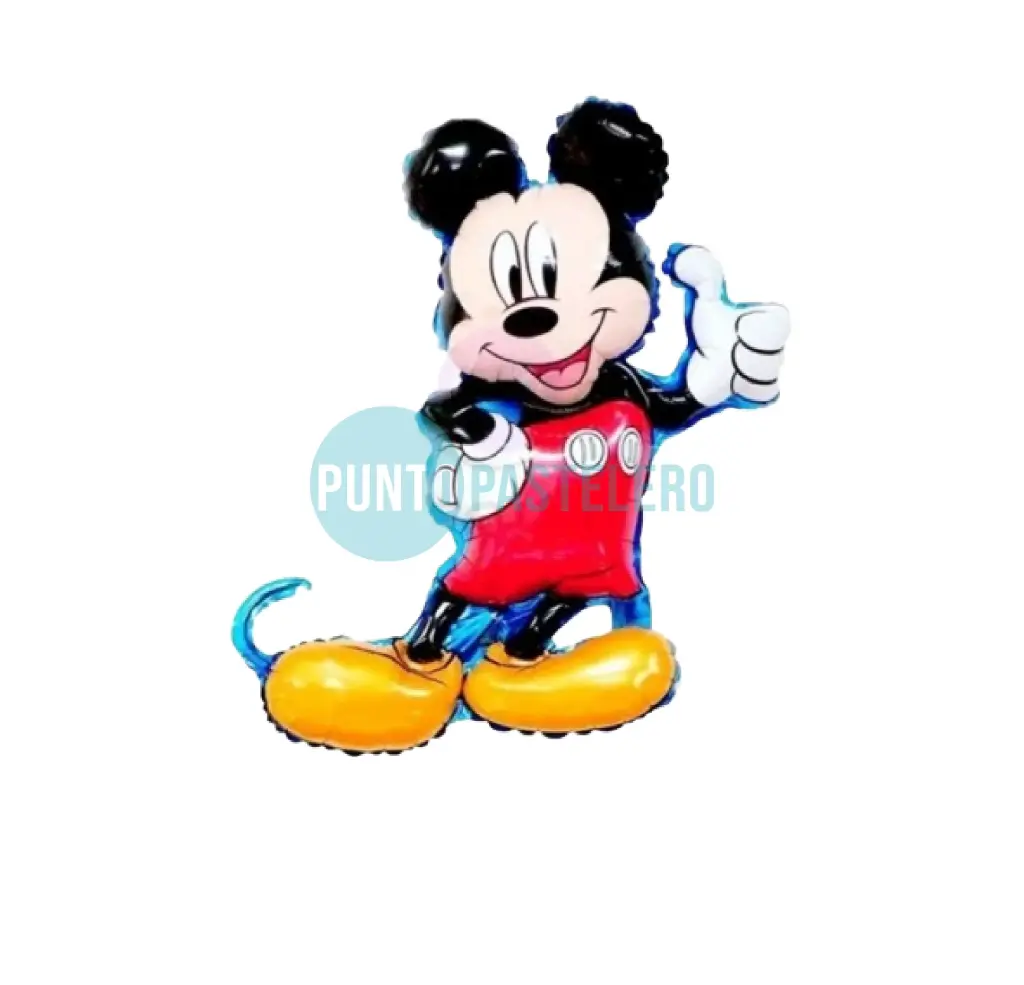 [MIC70] GLOBO METALIZADO MICKEY SILUETA (70 CM) [C3-F2] [X10]