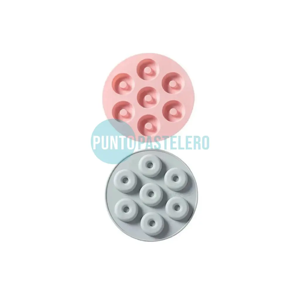 MOLDE SILICONA 7 DONAS [P]