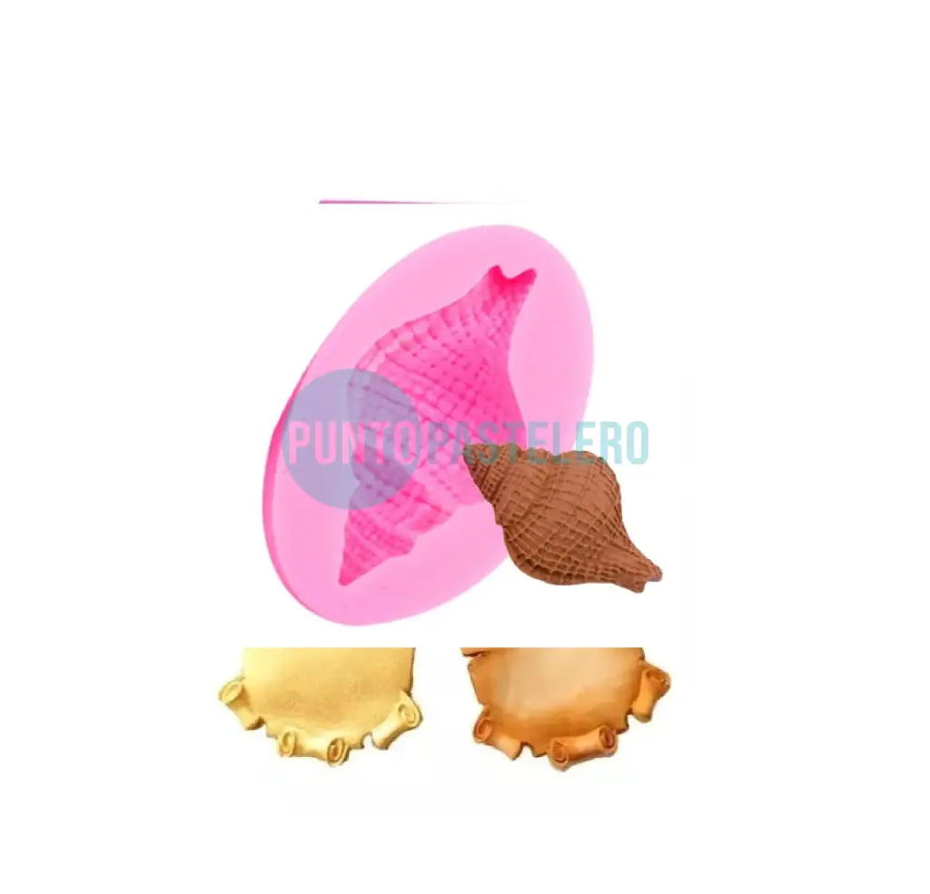 [7412345123468] MOLDE DE SILICONA CARACOL DE MAR [C3]