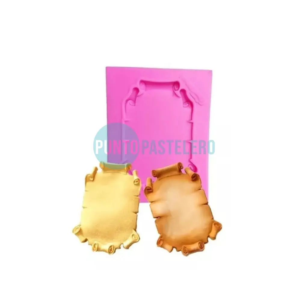 MOLDE DE SILICONA PERGAMINO [C9]