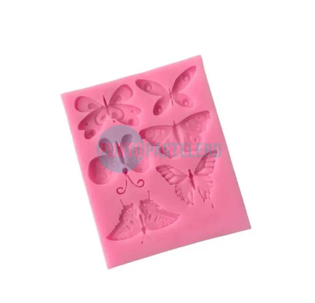 MOLDE DE SILICONA MARIPOSAS (6 MODELOS) [C6]
