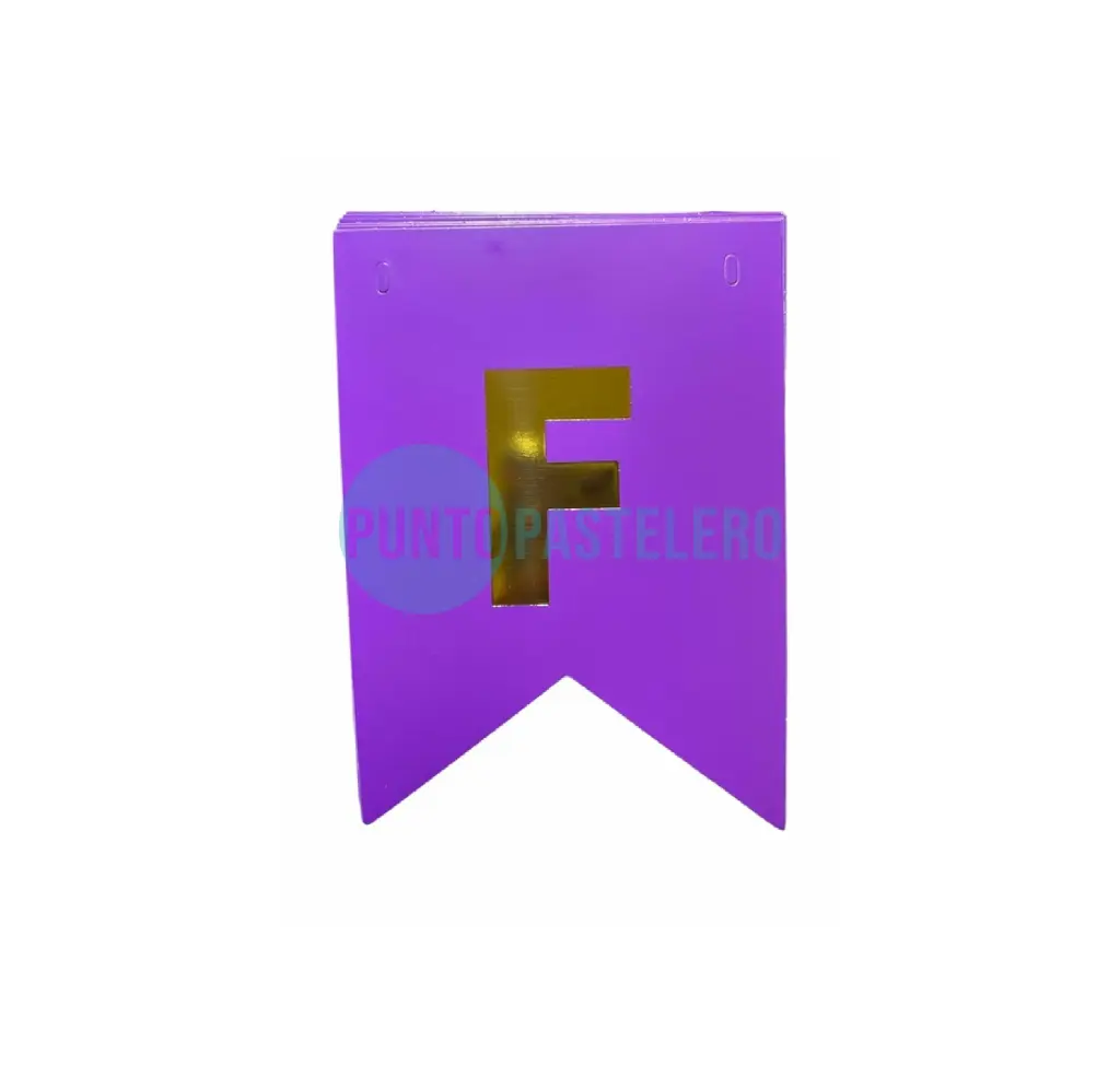 BANDERIN FELIZ CUMPLEAÑOS VIOLETA