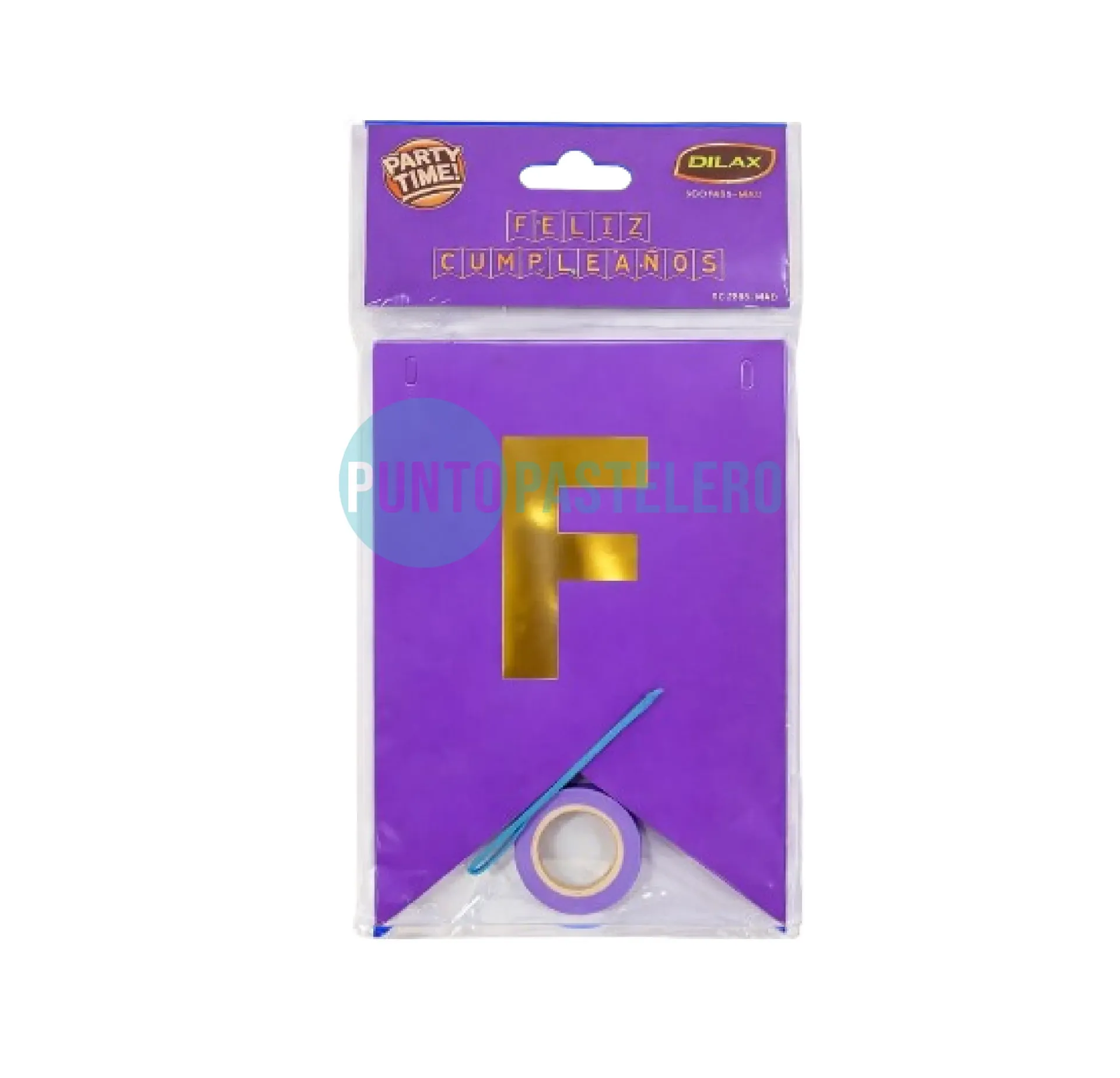 BANDERIN FELIZ CUMPLEAÑOS VIOLETA
