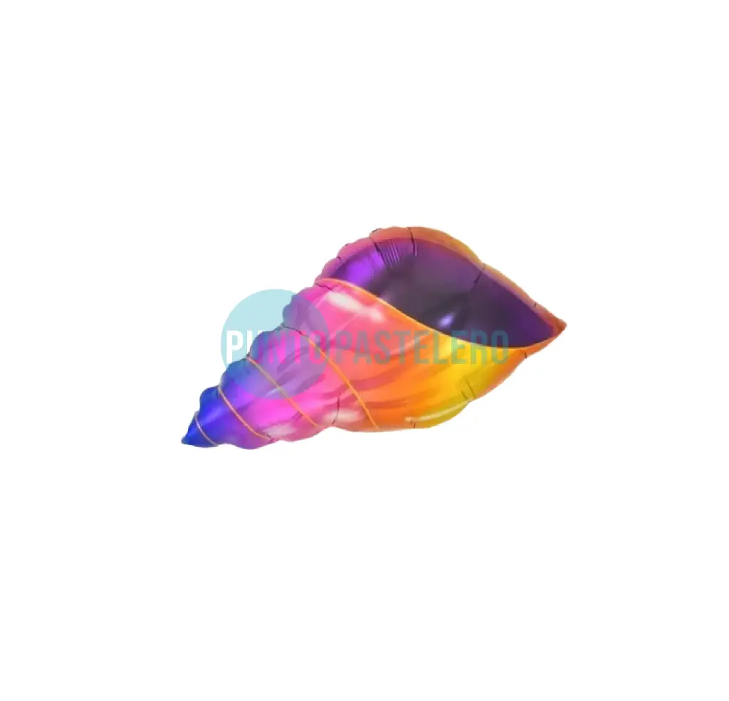 GLOBO METALIZADO CARACOL DE MAR 30 CM [7-5]