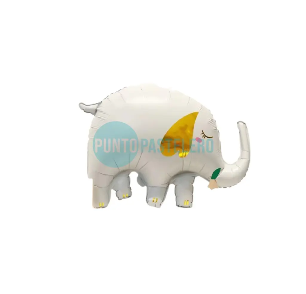 GLOBO ELEFANTE GRANDE (59X84 CM) BLANCO [3-2]