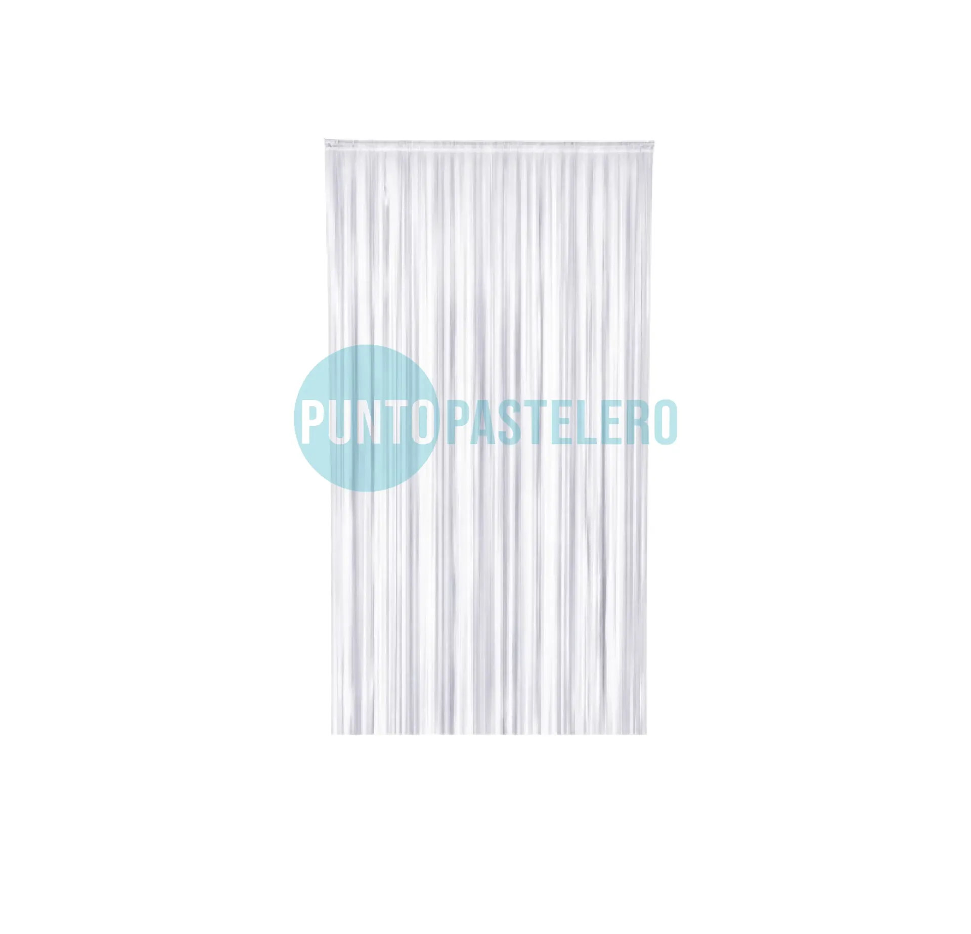 CORTINA METALIZADA BLANCA FOIL FRINGE (1 X 2 MT.)