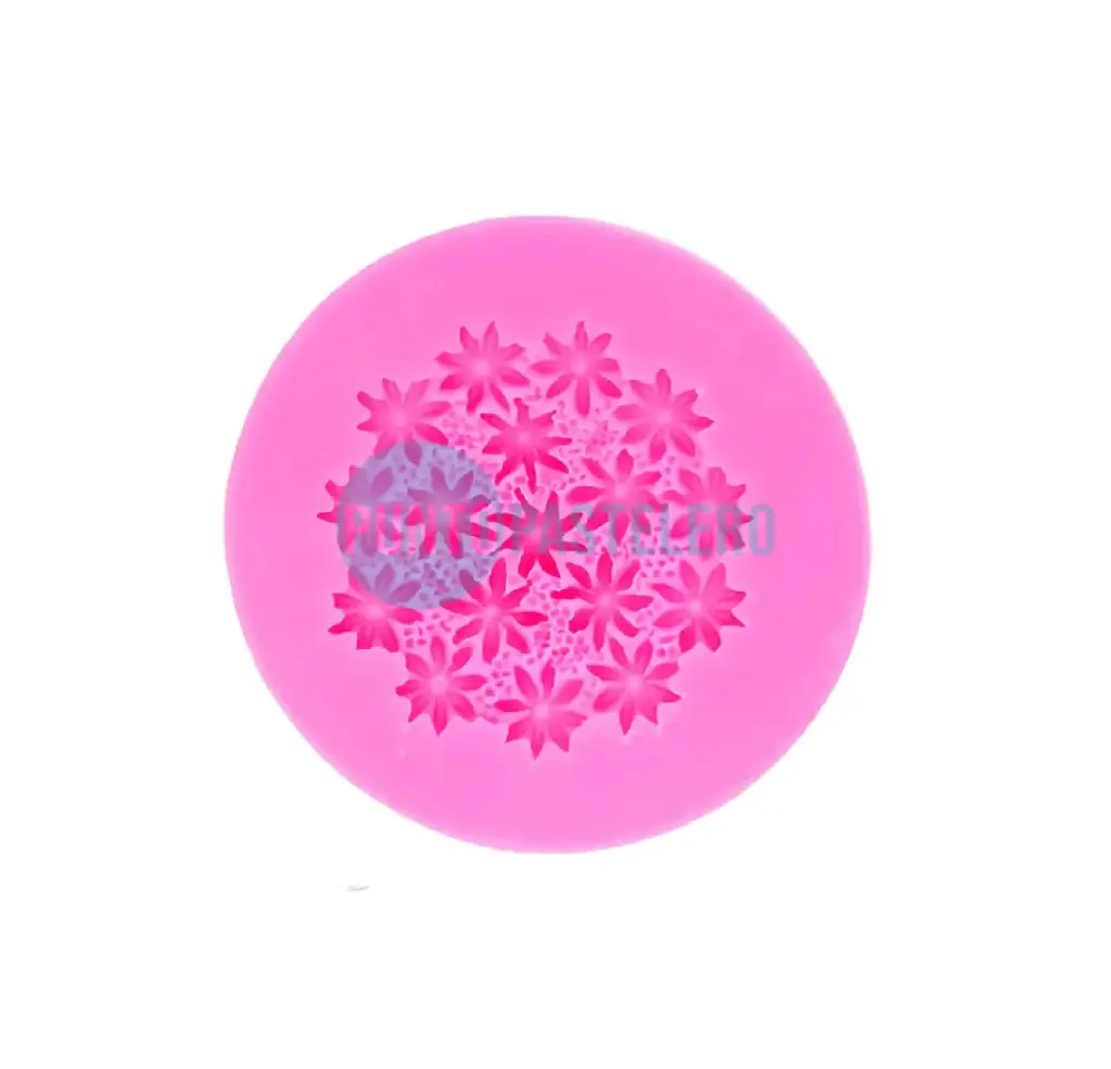 [6812384651815] MOLDE DE SILICONA DISEÑOS FLORES MINI [C4]