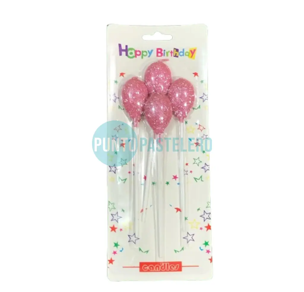 VELA GLOBITOS GIBRE (ROSA GOLD) (4 U.)