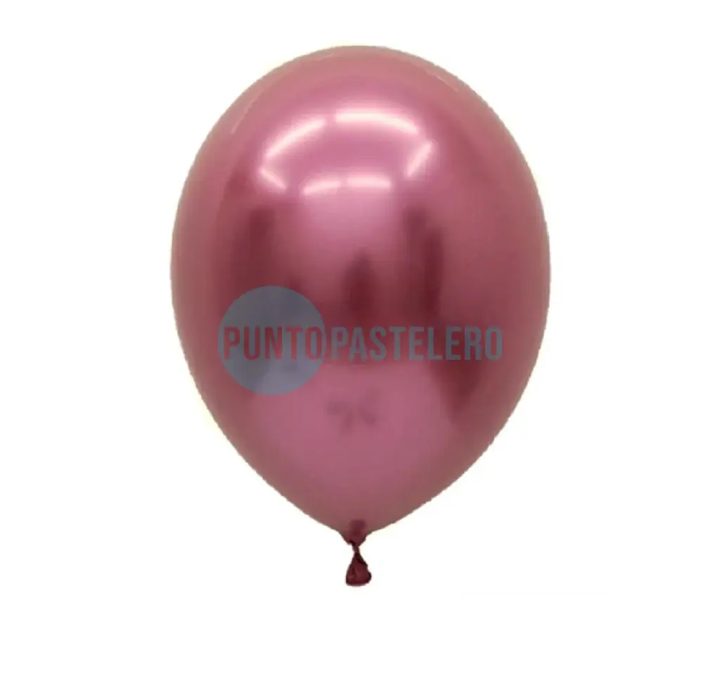 GLOBO CROMADO 10" MAGENTA (1.8 GR.) (X 12 U.)