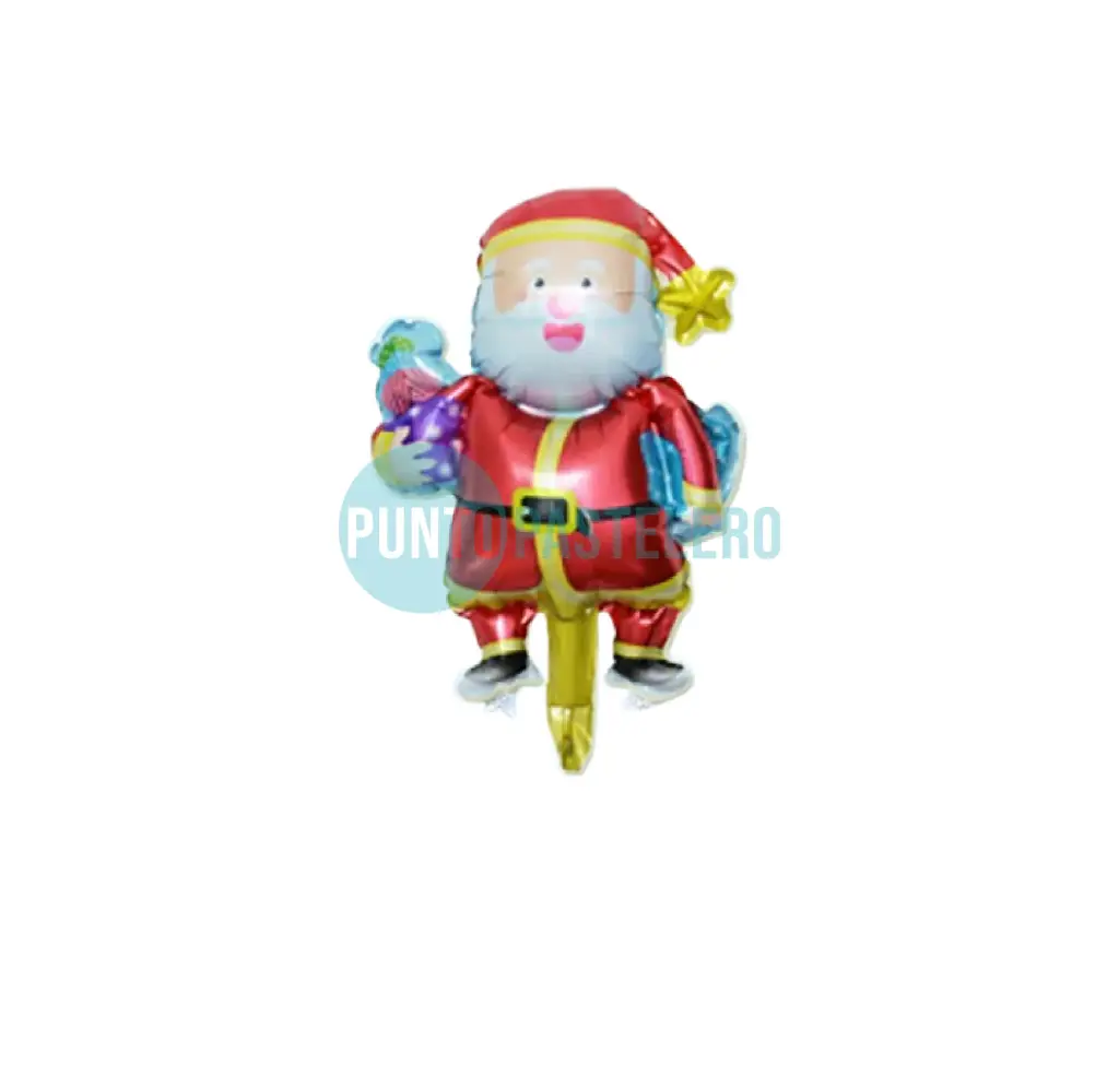 GLOBO METALIZADO PAPA NOEL (35 CM) [8-4]