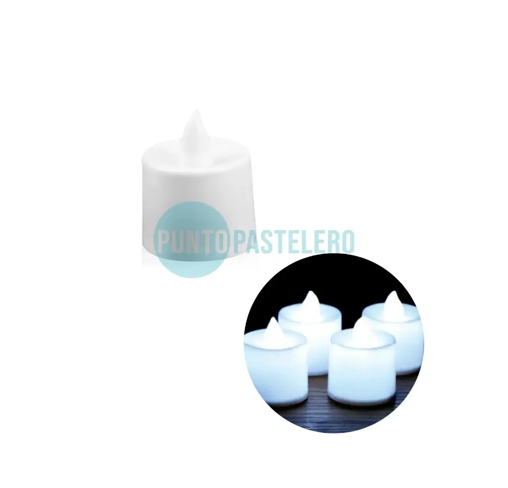 VELA DE NOCHE LED ALTA (5 CM) (FRIA)