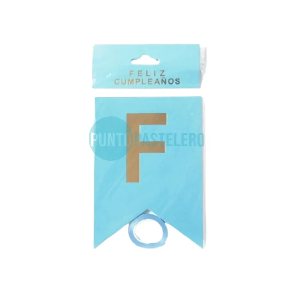 BANDERIN FELIZ CUMPLEAÑOS CELESTE
