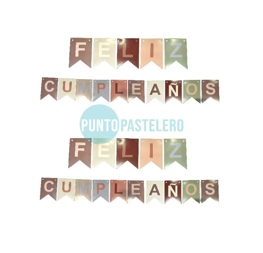 BANDERIN FELIZ CUMPLEAÑOS BROWN