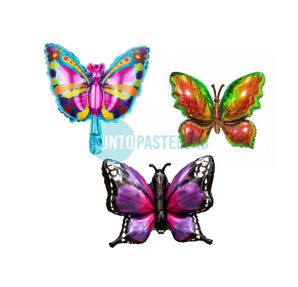 GLOBO METALIZADO MARIPOSA MINI (40 CM) (COLORES VARIOS) [17-1]