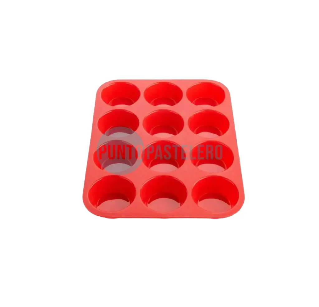 MOLDE SILICONA PARA 12 CUPCAKES (6 CM)