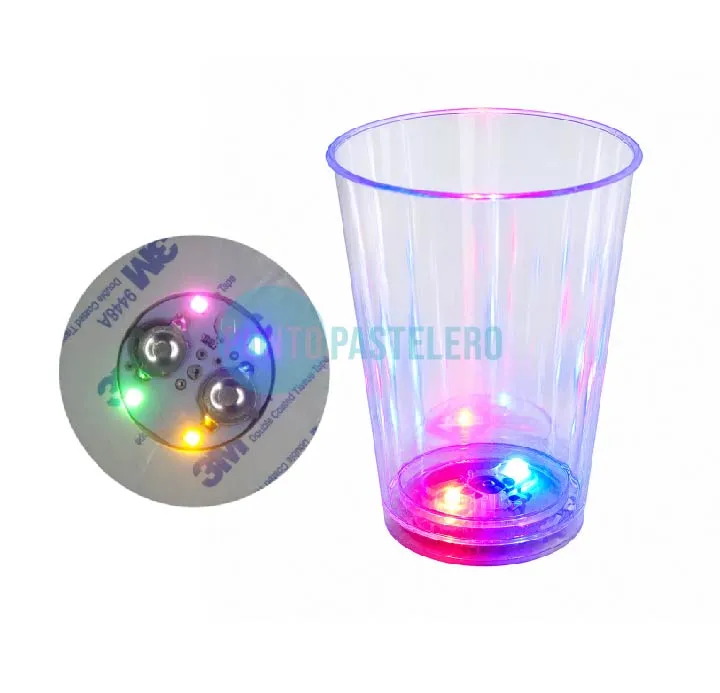 DISPOSITIVO LUMINOSO PARA VASO AUTOADHESIVO 3 SECUENCIAS (6 CM)