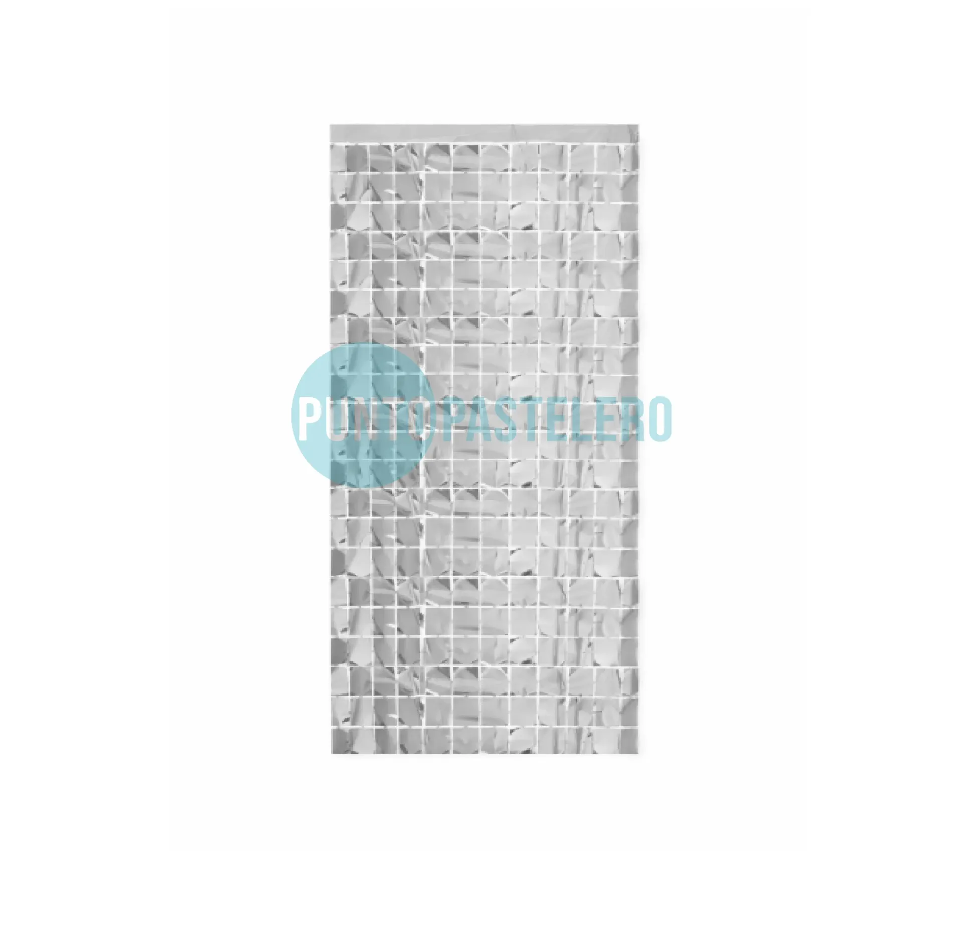 CORTINA METALIZADA BRICK WALL GRANDE PLATA (1 X 2 MT.)