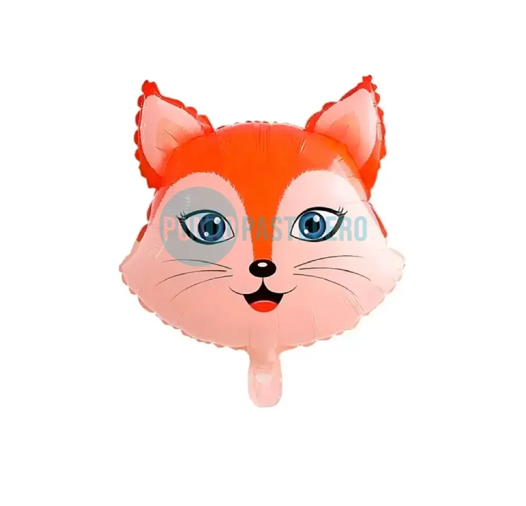 GLOBO METALIZADO CARA ZORRO (45 CM) [4-5]