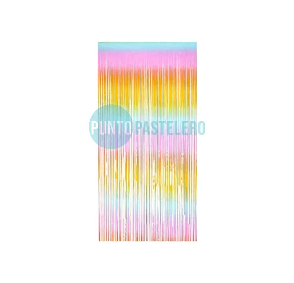 CORTINA FOIL FRINGE DEGRADE PASTEL (1 X 2 MT.)