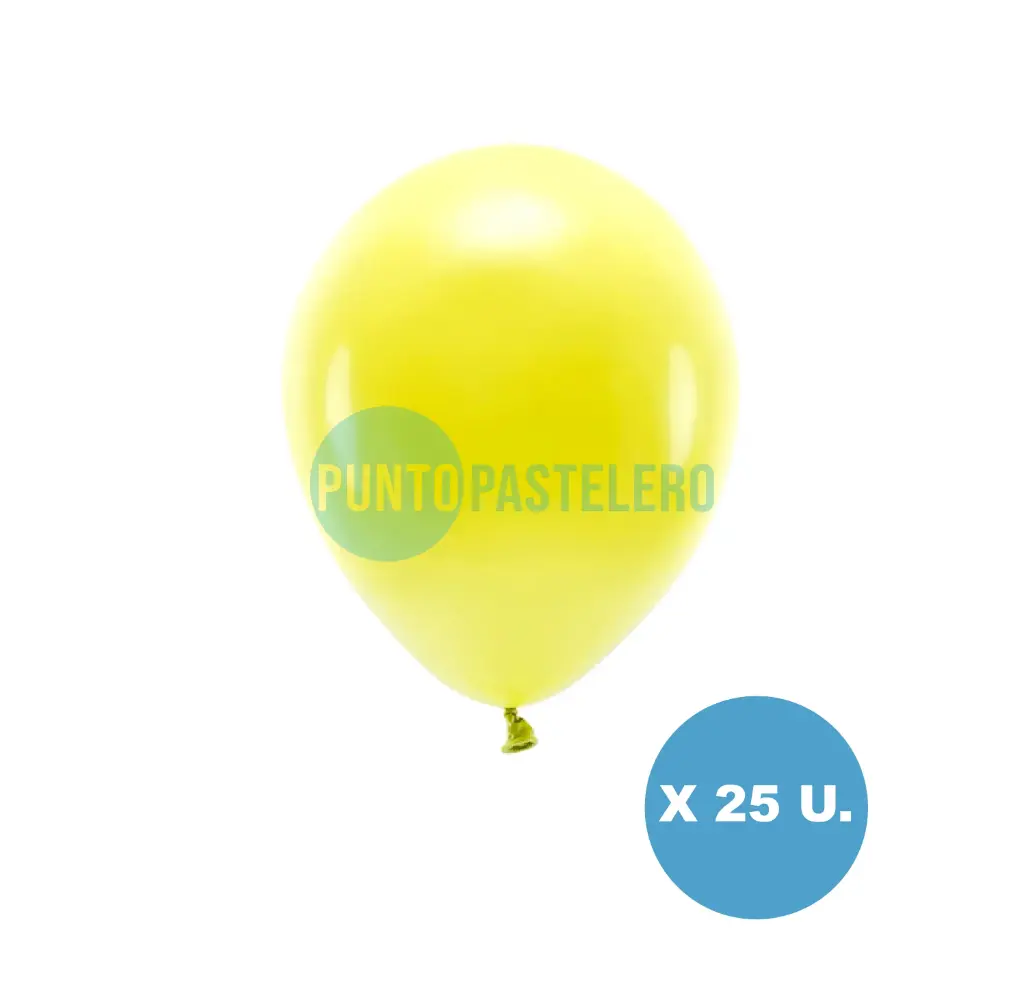 GLOBOS FLUO LATEX POP BALLOON AMARILLO/VERDE/ROSA 12" (X 25 U.)