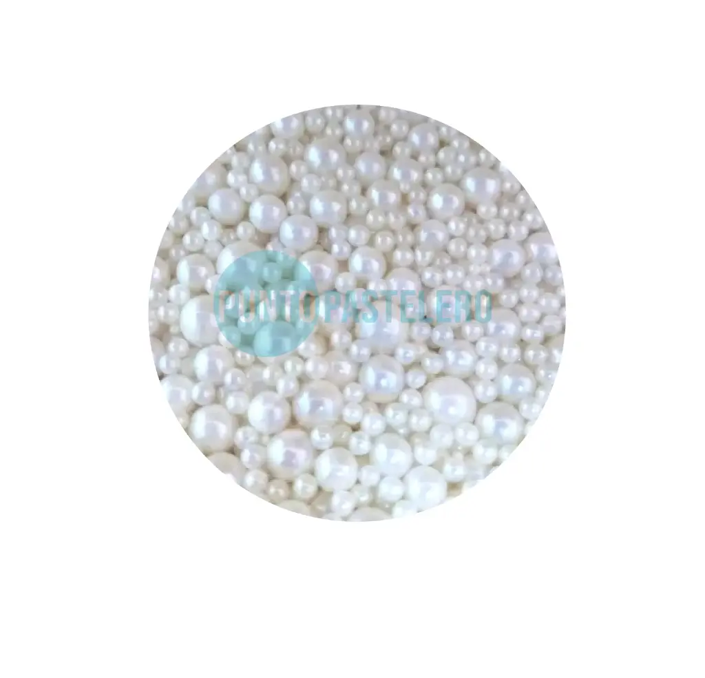 FRASCO PERLAS COMESTIBLES MIX BLANCO (X 100 GR.)