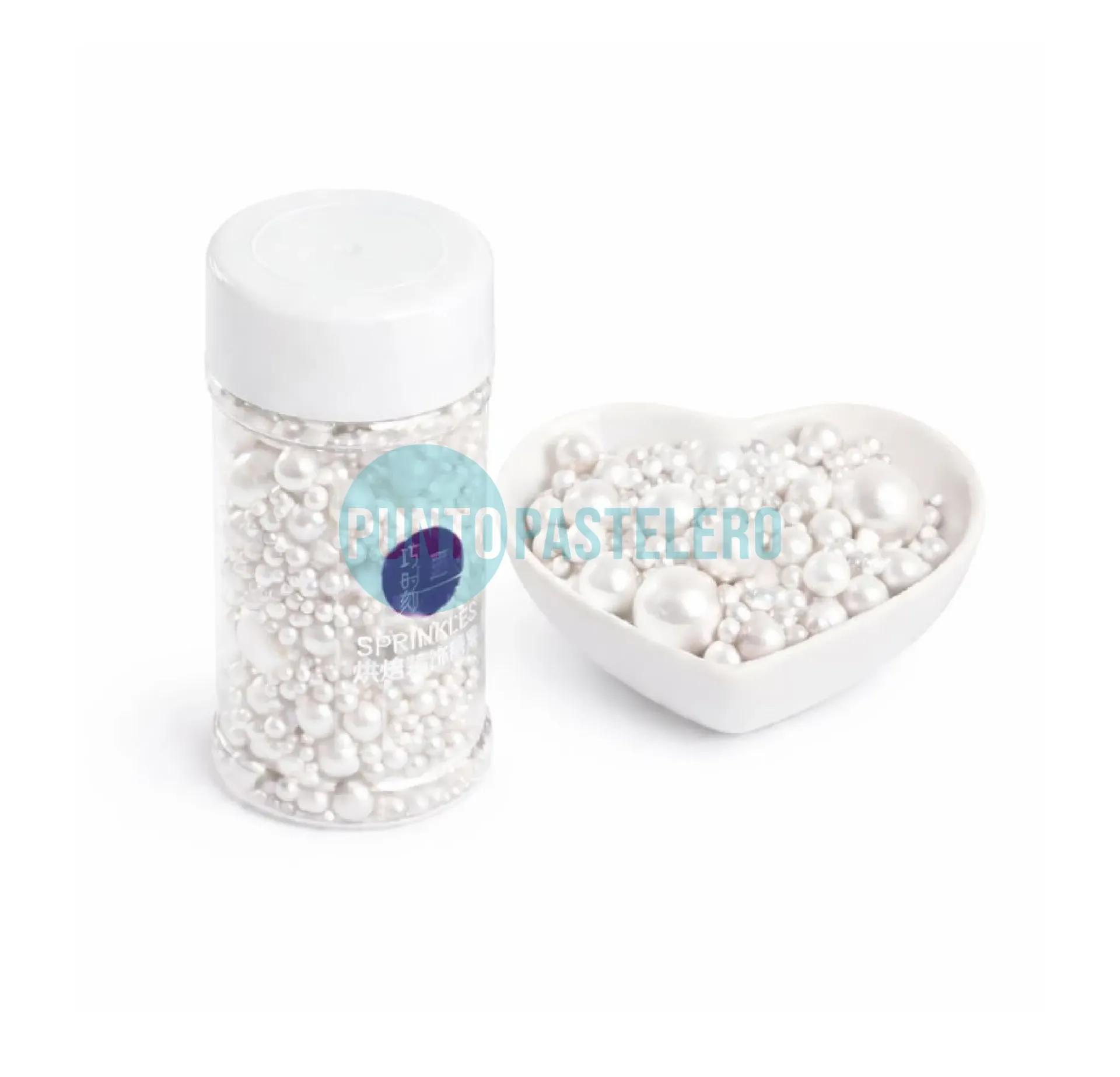 [6895602580012] FRASCO PERLAS COMESTIBLES MIX BLANCO (X 100 GR.)