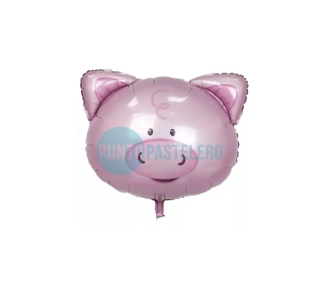 GLOBO METALIZADO CERDO CARITA (35 CM) [26-2]