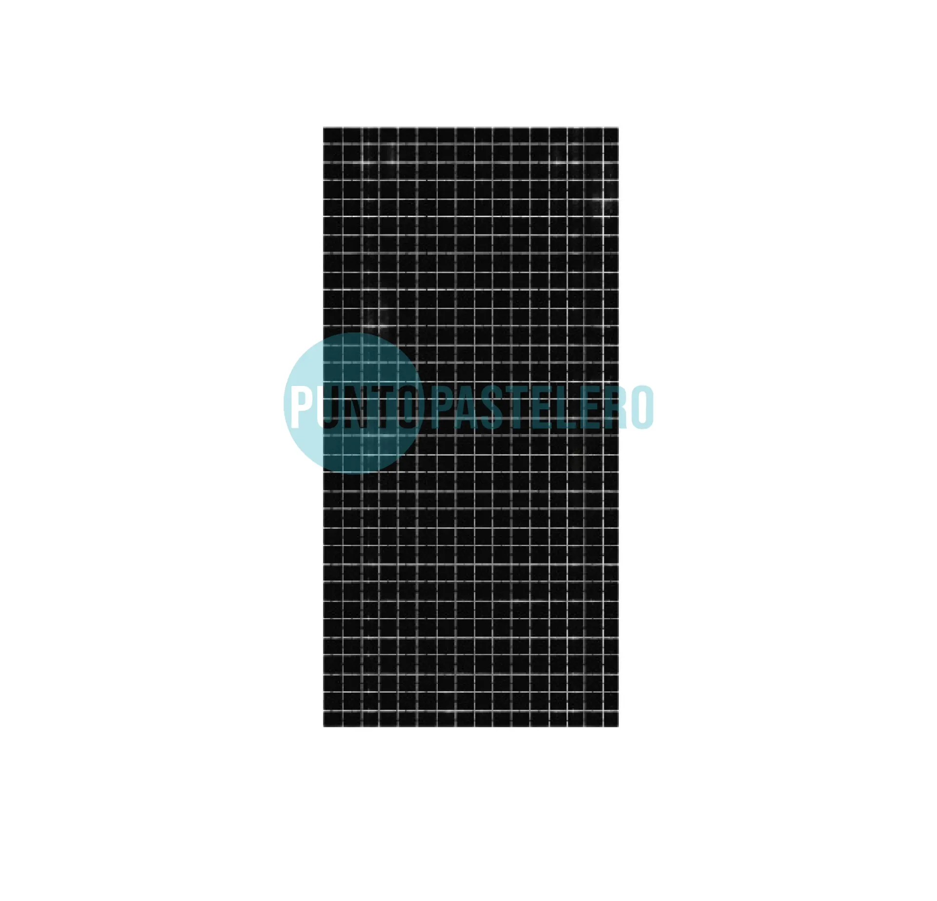 CORTINA METALIZADA BRICK WALL NEGRO CHICO (1 X 2 MT.)