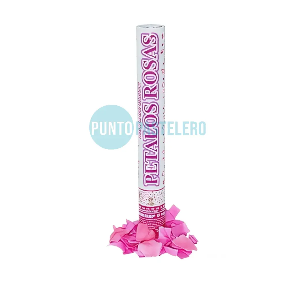 LANZAPAPELES CAÑON PETALOS DE ROSA