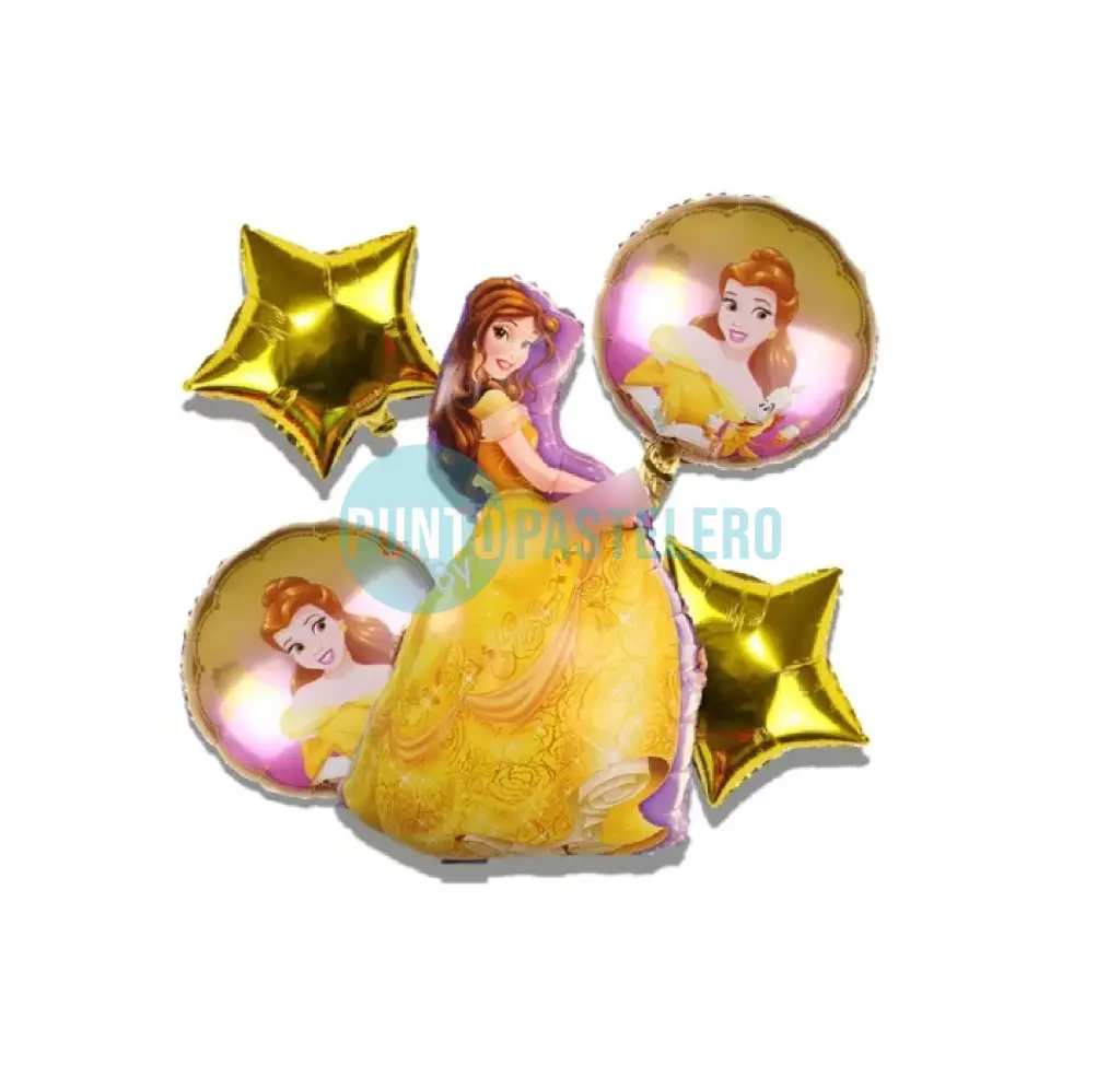 SET DE GLOBOS BELLA (5 PIEZAS)