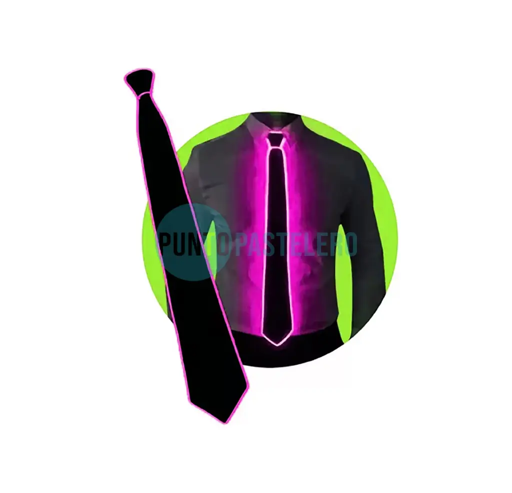CORBATA LUMINOSA HILO LED (COLORES VARIOS)