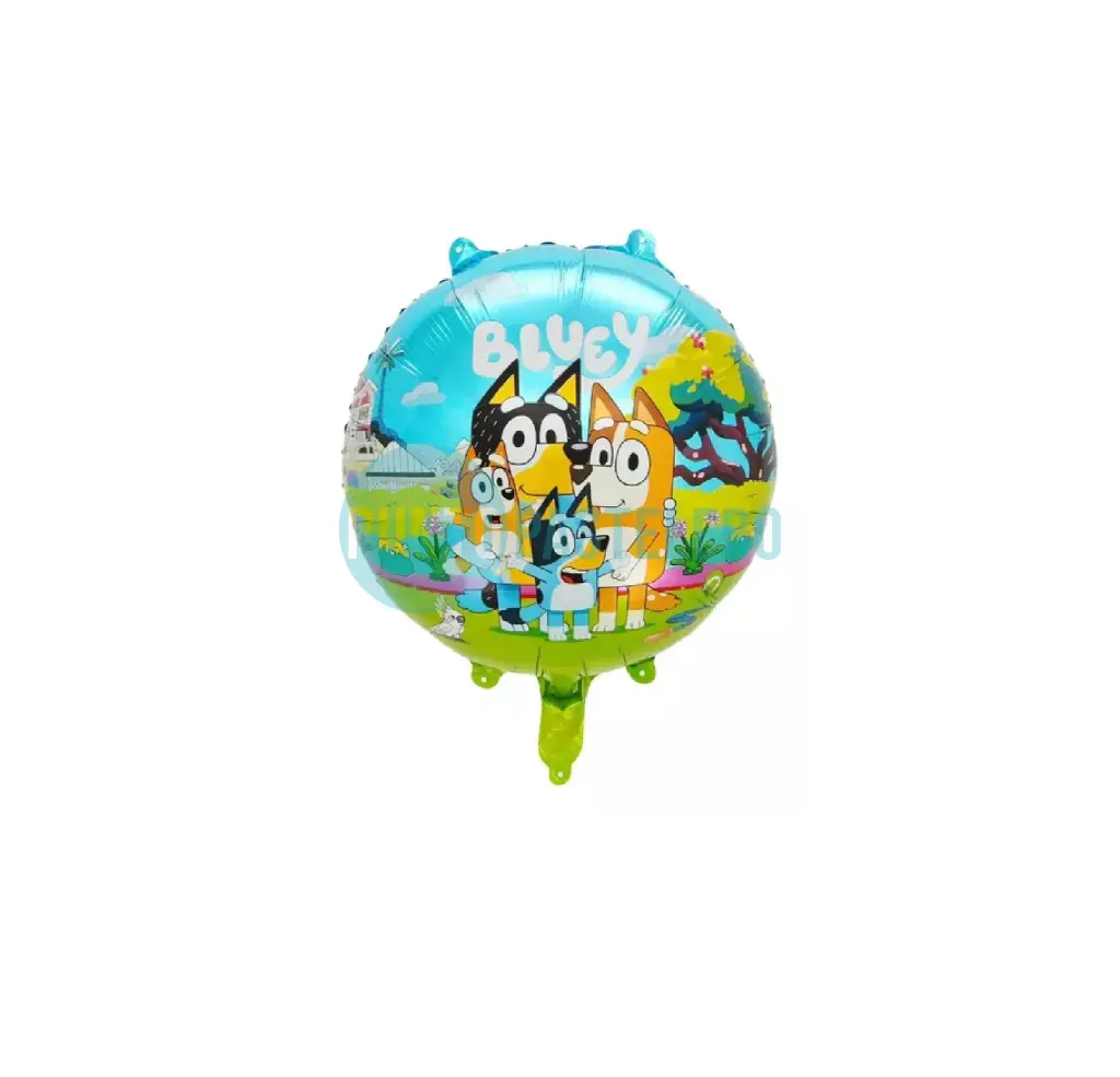 GLOBO METALIZADO BLUEY REDONDO (45 CM) [18-1] [18-2]