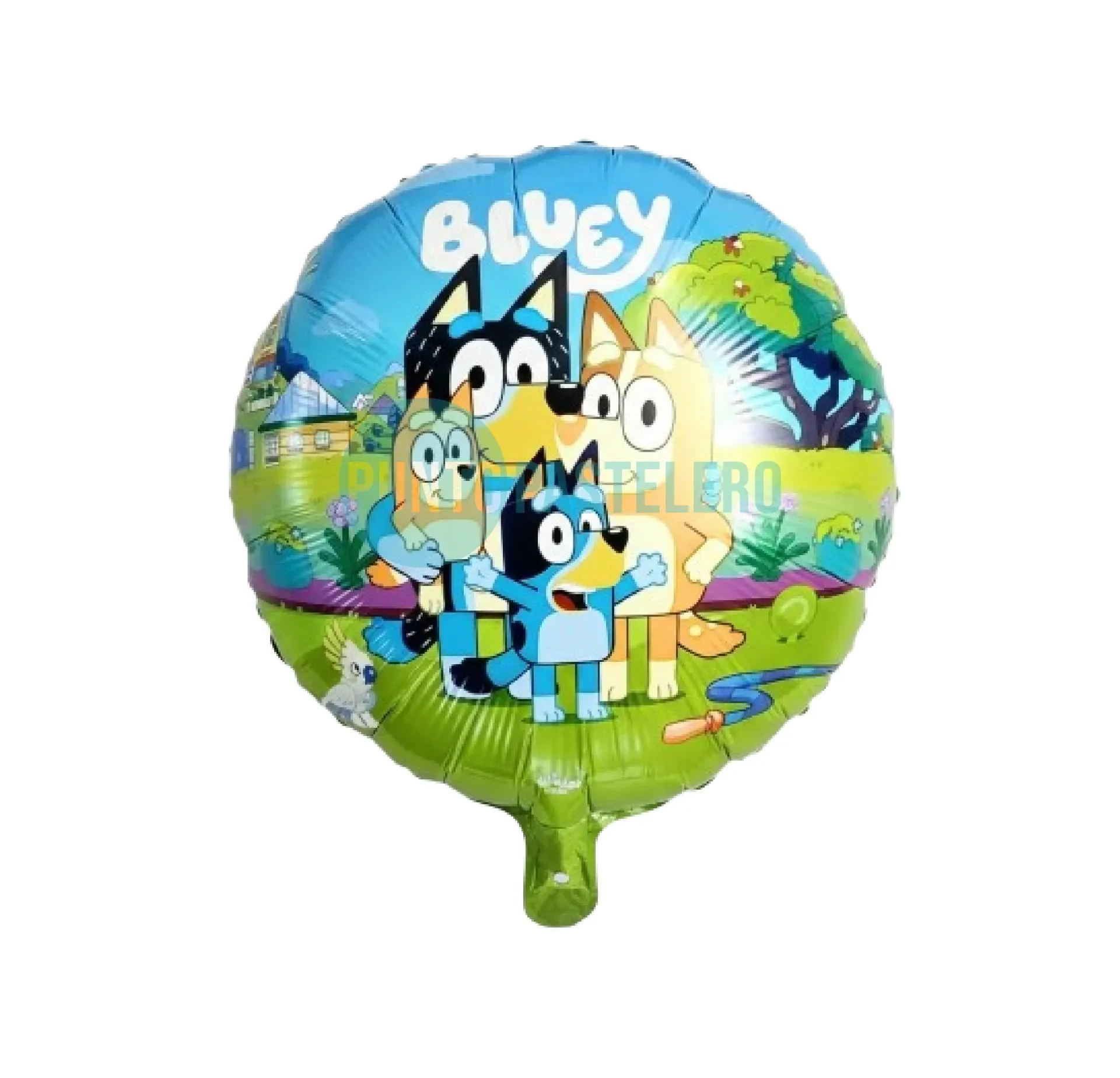 GLOBO METALIZADO BLUEY REDONDO (45 CM) [18-1] [18-2]