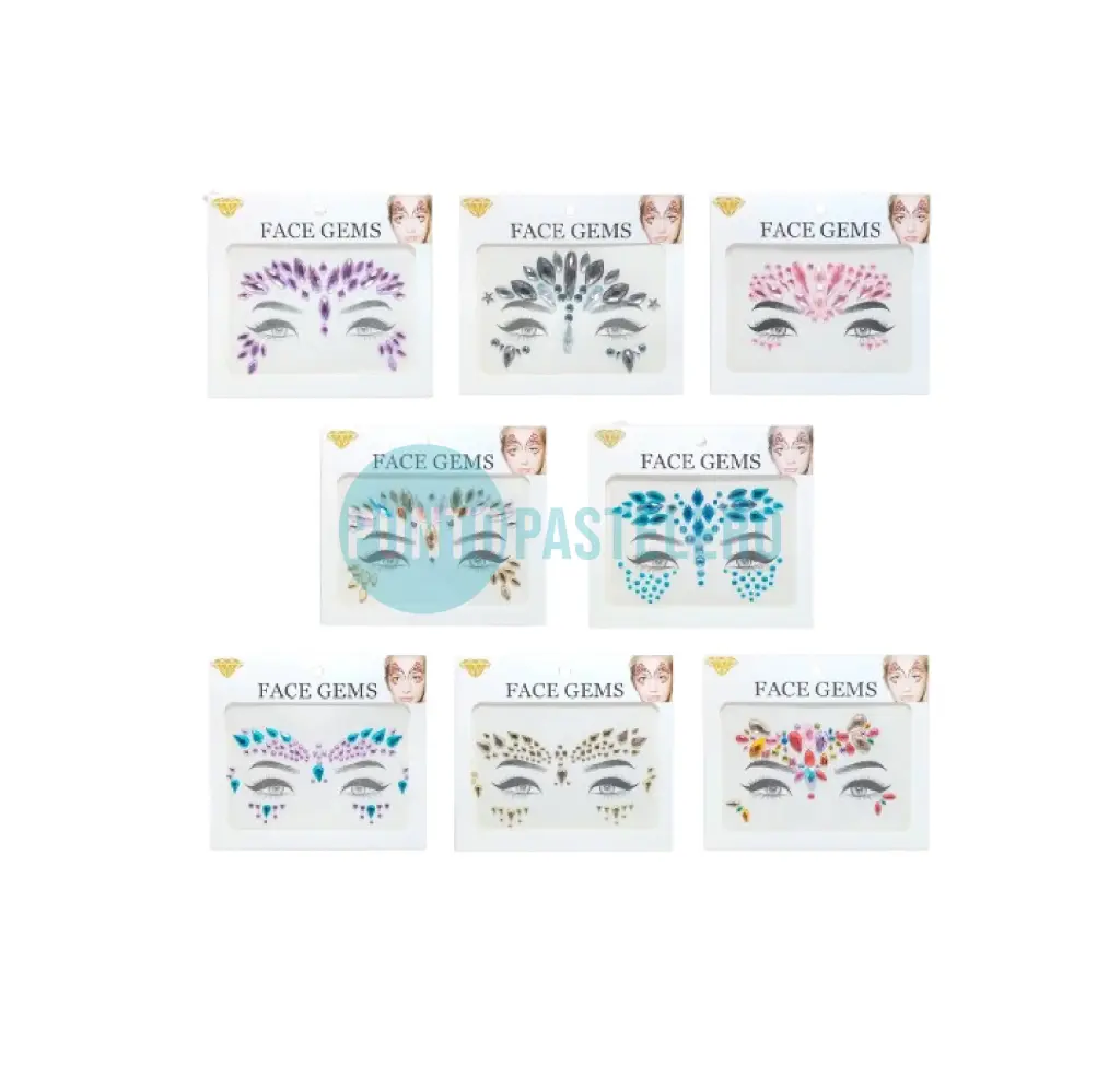 CRISTALES AUTOADHESIVOS PARA ROSTRO STRASS