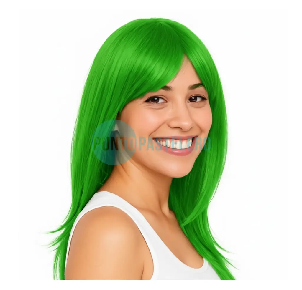 PELUCA LARGA LACIA VERDE