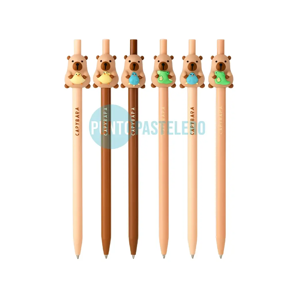 LAPICERA RETRACTIL CAPIBARA (X U.)