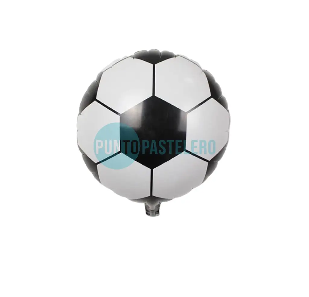 GLOBO METALIZADO PELOTA DE FUTBOL (45 CM) [X35]