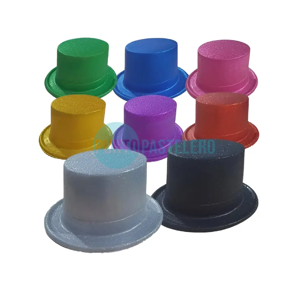 SOMBRERO GALERA GORRO PLASTICO GIBREADO (COLORES SURTIDOS)