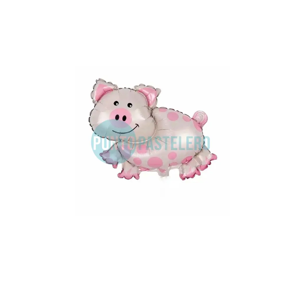 GLOBO METALIZADO CERDITO (45 CM) [8-1] [CAJA 2]