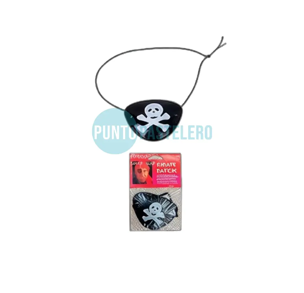 PARCHE PIRATA PLASTICO CON ELASTICO