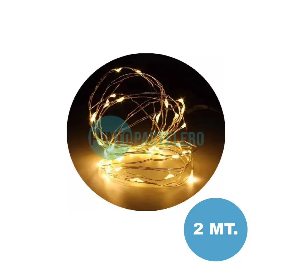 GUIRNALDA LED MICROALAMBRE (2 MT) (CALIDA)
