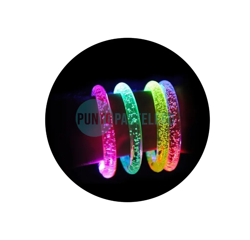 PULSERA CON LUZ LED COLORES SURTIDOS